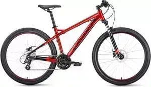Велосипед FORWARD QUADRO 27,5 3.0 disc (рост 17") 2018-2019 (красный, RBKW9M67R019)