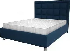 Кровать OrthoSleep Альба blue жесткое основание 140x200