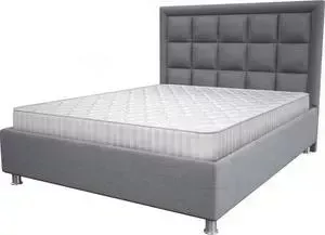 Кровать OrthoSleep Альба silver жесткое основание 200x200