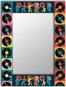 Зеркало Дом Корлеоне Настенное Диско 80x80 см