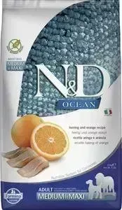 Сухой корм Farmina ND Adult Dog Meduim Maxi Ocean Herring Orange с сельдью и апельсином для взрослых собак средних и крупных пород 2,5кг: характеристи