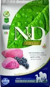 Сухой корм Farmina ND Adult Dog Medium Maxi GF Lamb Blueberry беззерновой с ягненком и черникой для собак средних и крупных пород 2,5кг: характеристик