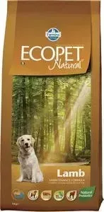 Сухой корм Farmina Ecopet Natural Adult Dog lamb с ягненком для взрослых собак 12кг