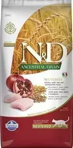 Сухой корм Farmina ND Neutered Cat LG Chicken Pomegranate низкозерновой с курицей и гранатом для стерилизованных кошек 10кг