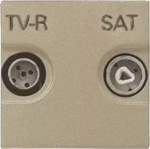 Розетка ABB TV-R-SAT Zenit шампань
