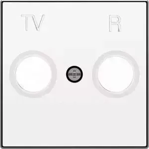 Лицевая панель ABB Sky розетки TV-R альпийский белый