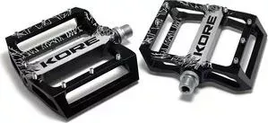 Педали KORE TORSION SX V2, экструд.алю. AL-6061-T6, ось Cr-Mo, фрез., пр.подш..40смен.шипов 6 мм, черн.426гр