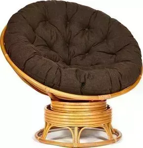 Кресло-качалка TetChair Papasan w 23/01 B с подушкой Honey мед/ткань коричневый 3М7-147