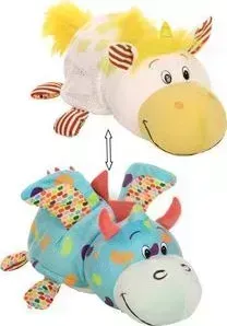 Мягкая игрушка 1TOY Вывернушка Ням-Ням Единорог с ароматом попкорна-Дракончик с ароматом фруктового мармелада Т13923