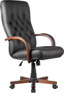 Кресло офисное Riva Chair М 175 A Laguna Тай черная кожа