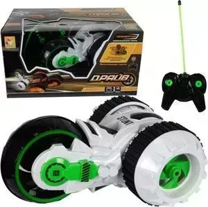 Машинка 1TOY на радиоуправлении перевёртыш трюковая белый Т10943