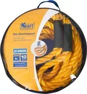 Трос буксировочный KRAFT канатный 6м, 10т (KT 840009)