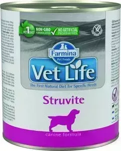 Консервы Farmina Vet Life Struvite Canine диета при МКБ для собак 300г