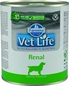 Консервы Farmina Vet Life Renal Canine диета при заболеваниях почек для собак 300г