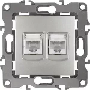 Розетка информационная 2XRJ45 ЭРА 12-3108-03