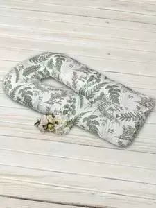 Подушка AmaroBaby для беременных Exclusive Soft Collection U - образная 340х35 (Папоротники)
