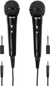 Микрофон проводной THOMSON M135D 3м black (в комплекте 2 шт)
