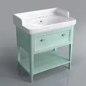 Тумба под раковину Kerama Marazzi Provence 80 напольная, зеленая (PR.80\GR)