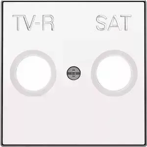Лицевая панель ABB Sky розетки TV-R-SAT альпийский белый