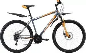 Велосипед BLACK ONE Onix 27.5 D Alloy (2019) серый/оранжевый/белый 20"