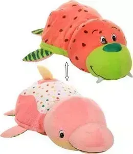 Мягкая игрушка 1TOY Вывернушка Ням-Ням Щеночек с ароматом мятной жвачки - Зайчонок с ароматом фруктовой жвачки Т13925