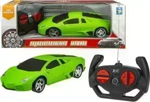 Машинка 1TOY на радиоуправлении Спортавто матовый зеленый Т13852