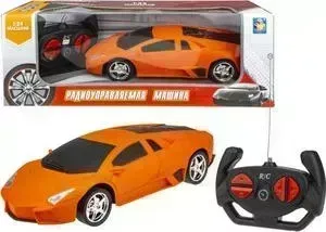 Машинка 1TOY на радиоуправлении Спортавто матовый оранжевый Т13853