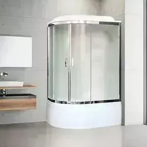 Душевая кабина Royal Bath BK6 120х80х217 стекло белое/матовое, правая (RB8120BK6-WC-CH-R)
