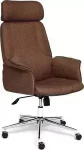 Кресло офисное TetChair Charm экошерсть/кож/зам коричневый/коричневый 4230