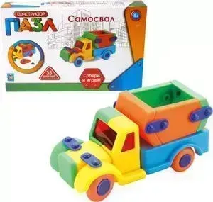 Конструктор 1TOY Самосвал 35 детали Т59946