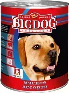 Консервы Зоогурман BIG DOG Мясное ассорти для взрослых собак 850г
