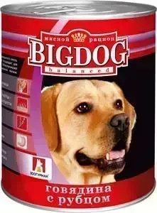 Консервы Зоогурман BIG DOG Говядина с рубцомдля взрослых собак 850г