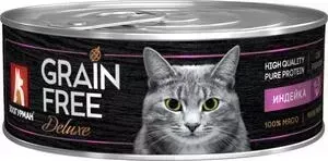 Консервы Зоогурман Grain Free Индейка для взрослых кошек 100г