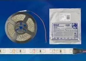 Светодиодная влагозащищенная лента UNIEL ULS-2835-120LED/m-8mm-IP65-DC12V-9,6W/m-5M-RED