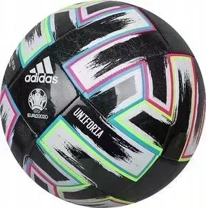 Мяч футбольный ADIDAS UNIFORIA Training арт. FP9745, р.5, 18п,ТПУ, маш.сш, черно-бело-зелено-сине-розовый