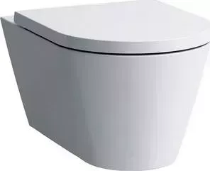 Унитаз подвесной Laufen Kartell безободковый, с микролифтом (8.2033.7.000.000.1, 8.9133.1.000.000.1)