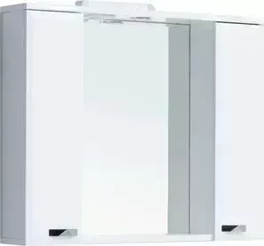 Зеркальный шкаф Sanstar Cristal 100 белый (88.1-2.5.1.)
