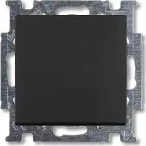 Переключатель ABB одноклавишный Basic55 10A 250V chateau - черный (2CKA001012A2179)