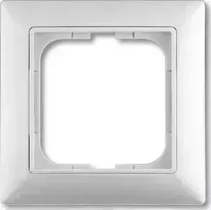 Рамка ABB 1-постовая Basic55 альпийский белый
