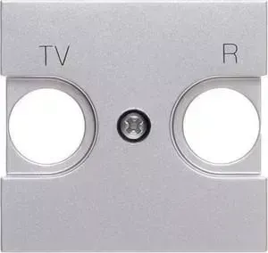 Лицевая панель ABB Zenit розетки TV-R серебро