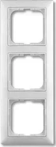 Рамка ABB 3-постовая Basic55 альпийский белый