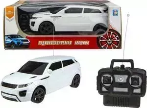 Машинка 1TOY на радиоуправлении Спортавто джип белый Т13832
