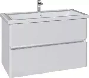 Тумба с раковиной Sanstar с Велья 100 подвесная, белая (63.2-1.4.1., 4640021065204)