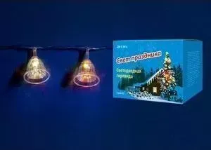 Гирлянда UNIEL ULD-S0280-020/DTA RGB IP20 BELLS