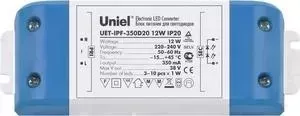 Блок питания UNIEL для светодиодов UET-IPF-350D20