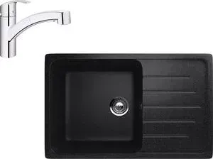 Мойка кухонная и смеситель ULGRAN и смеситель U-400 Grohe Eurosmart (U-400-308, 30305000)
