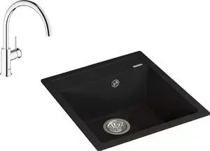 Мойка кухонная и смеситель FLORENTINA и смеситель Липси 460 Grohe BauClassic (20.280.B0460.302, 31234000)