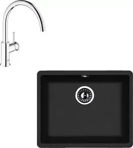 Мойка кухонная и смеситель FLORENTINA и смеситель Вега 500 Grohe BauClassic (22.320.D0500.302, 31234000)