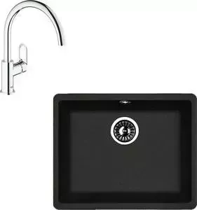 Мойка кухонная и смеситель FLORENTINA и смеситель Вега 500 Grohe BauLoop (22.320.D0500.302, 31368000)