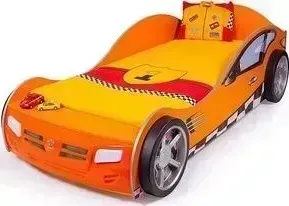 Кровать ABC-KING -машина Formula 190x90 оранжевая